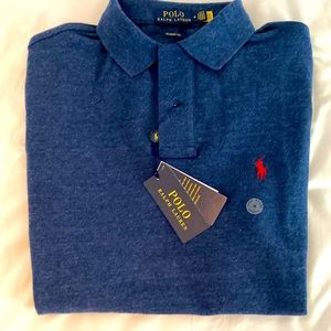 Medium Blue Classic Fit Ralph Lauren Polo - Never worn, brand new!